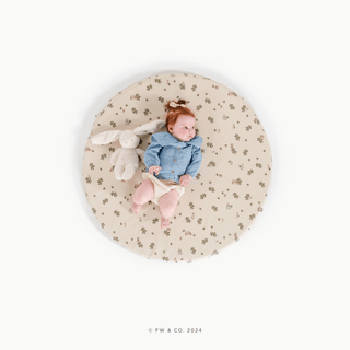 Wholesale Padded Mini Playmat Padded Mat Gathre Color: Thyme Shape: Square