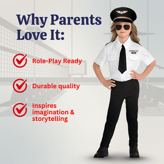 Pilot Costume - Kids Dress Up America