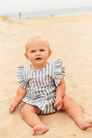 Pink Chicken Abigail 2-Piece Set - Blue Stripe | Baby Riddle