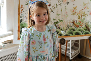 Pink Chicken Brooke Dress - Botanical Bunnies | Baby Riddle