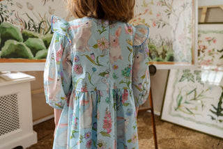 Pink Chicken Brooke Dress - Botanical Bunnies | Baby Riddle