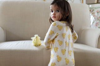 Pink Chicken Convertible Footie Romper - Chicks | Baby Riddle