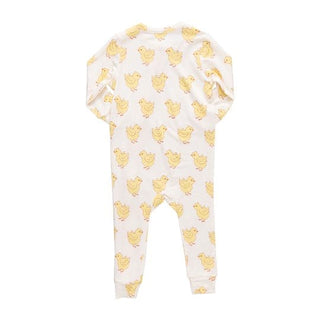Pink Chicken Convertible Footie Romper - Chicks | Baby Riddle