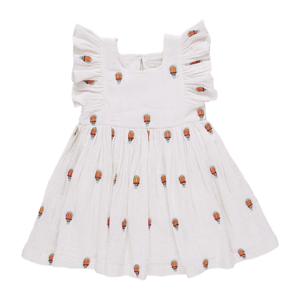 Pink Chicken Elsie Dress - Hot Air Balloons 12 Kids Pink Chicken Elsie Dress - Hot Air Balloons 12 Kids