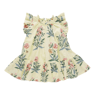 Pink Chicken Harper Dress - Pale Yellow Poppy | Baby Riddle