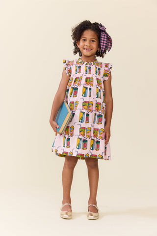Ruffle Sleeve Stevie Dress - Juice Boxes