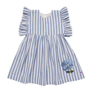 Pink Chicken Sarita Dress - Blue Stripe | Baby Riddle