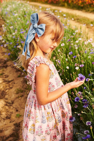 Pink Chicken Via Dress - Pink Flowerette | Baby Riddle