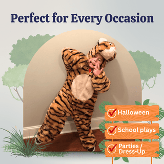 Plush Tiger Costume - Kids Dress Up America