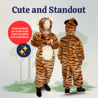 Plush Tiger Costume - Kids Dress Up America