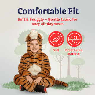 Plush Tiger Costume - Kids Dress Up America