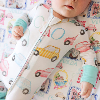 Bamboo Convertible Footie Romper - Ciao (Cars)Posh PeanutSize: 3-6 Months