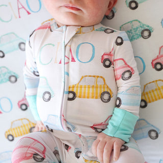 Bamboo Convertible Footie Romper - Ciao (Cars)Posh PeanutSize: 3-6 Months