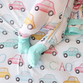 Bamboo Convertible Footie Romper - Ciao (Cars)Posh PeanutSize: 3-6 Months