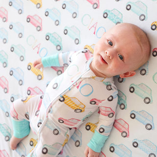 Bamboo Convertible Footie Romper - Ciao (Cars)Posh PeanutSize: 3-6 Months