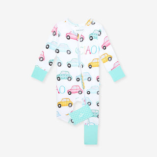 Bamboo Convertible Footie Romper - Ciao (Cars)Posh PeanutSize: 3-6 Months