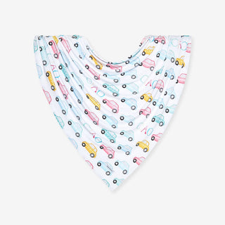 Bamboo Infant Swaddle and Beanie Set - Ciao (Cars) Swaddling Blankets Posh Peanut Size: One Size