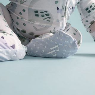 Bamboo Footie with 2-Way Zipper - Milo (Dinosaurs)