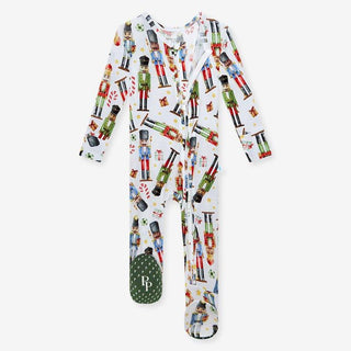 Bamboo Footie with Zipper - Nutcracker Baby & Toddler Sleepwear