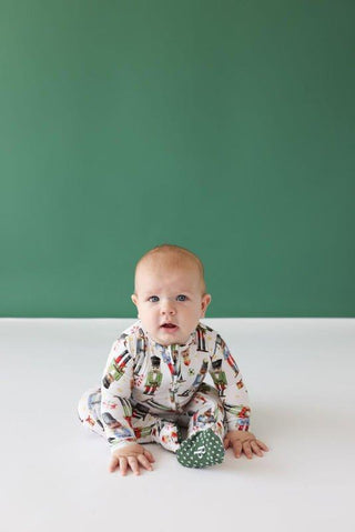 Bamboo Footie with Zipper - Nutcracker Baby & Toddler Sleepwear