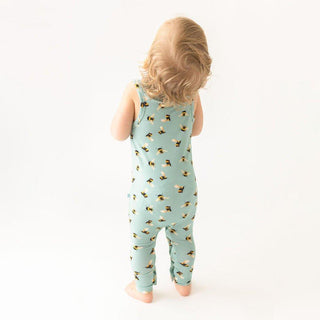 Bamboo Basic Racerback Romper - Spring Bee Baby One-Pieces