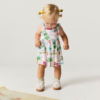 Bamboo Bow Babydoll Bodysuit Dress - Posh Los AngelesPosh PeanutSize: 3-6 Months