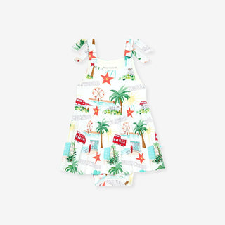 Bamboo Bow Babydoll Bodysuit Dress - Posh Los AngelesPosh PeanutSize: 3-6 Months
