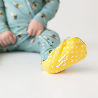 Boy's Bamboo Footie with Zipper - Spring Bee Baby & Toddler Sleepwear