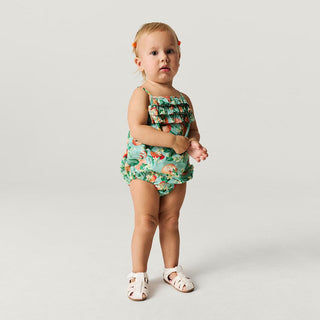 Bamboo Challis Bubble Romper - Arancia (Citrus)Posh PeanutSize: 6-12 Months