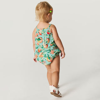 Bamboo Challis Bubble Romper - Arancia (Citrus)Posh PeanutSize: 6-12 Months