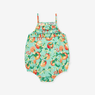 Bamboo Challis Bubble Romper - Arancia (Citrus)Posh PeanutSize: 6-12 Months