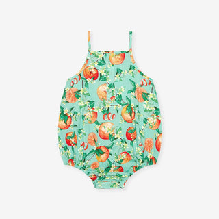 Bamboo Challis Bubble Romper - Arancia (Citrus)Posh PeanutSize: 6-12 Months