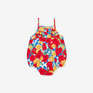 Bamboo Challis Bubble Romper - Valentina (Floral)Posh PeanutSize: 6-12 Months