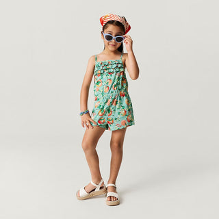 Bamboo Challis Romper - Arancia (Citrus) Baby One-Pieces Posh Peanut Size: 3T-4T