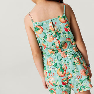 Bamboo Challis Romper - Arancia (Citrus) Baby One-Pieces Posh Peanut Size: 3T-4T