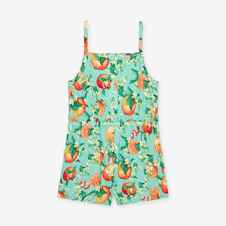 Bamboo Challis Romper - Arancia (Citrus) Baby One-Pieces Posh Peanut Size: 3T-4T