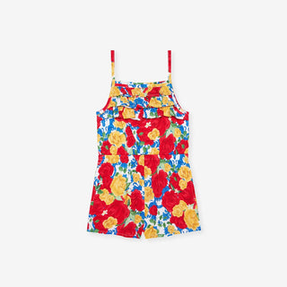Bamboo Challis Romper - Valentina (Floral) Baby One-Pieces Posh Peanut Size: 3T-4T