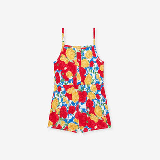 Bamboo Challis Romper - Valentina (Floral) Baby One-Pieces Posh Peanut Size: 3T-4T