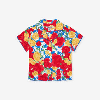Bamboo Challis Short Set - Valentina (Floral) Baby & Toddler Sleepwear Posh Peanut Size: 6-12 Months