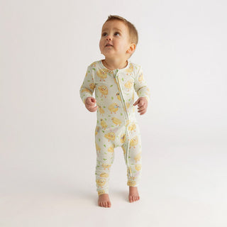 Bamboo Convertible Footie Romper - Charles (Chicks) Baby & Toddler Sleepwear Posh Peanut Size: 3-6 Months
