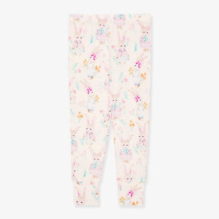 Bamboo Long Sleeve Pajama Set - Clementine (Bunnies) Baby & Toddler Sleepwear Posh Peanut Size: 6-12 Months