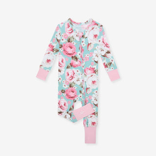 Bamboo Convertible Footie Romper - Briana (Floral)