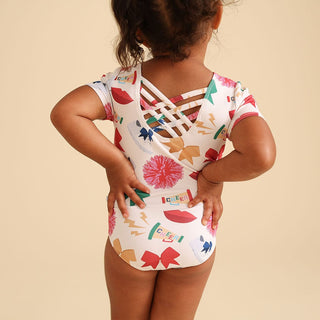 Criss-Cross Leotard - Sabrina (Cheer)Posh PeanutSize: 3T