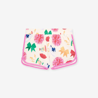 French Terry Varsity Shorts Bamboo - Sabrina (Cheer)Posh PeanutSize: 2T