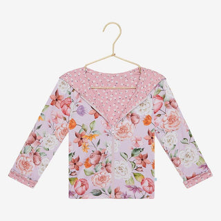 Girl's Bamboo Long Sleeve Reversible Jacket, Pari (Floral) Baby & Toddler Outerwear