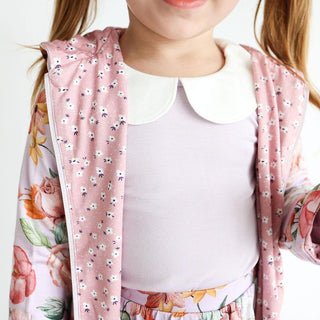 Girl's Bamboo Long Sleeve Reversible Jacket, Pari (Floral) Baby & Toddler Outerwear
