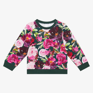 Girl's Long Sleeve Sweatshirt, Zelda (Floral) Baby & Toddler Tops