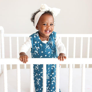 Girl's Bamboo Ruffled Sleeveless Sleeping Bag, TOG 2.5 - Adriana (Floral) Baby & Toddler Sleepwear