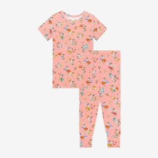 Girl's Bamboo Short Sleeve Pajama Set - Betty (Rabbits) Baby & Toddler Sleepwear
