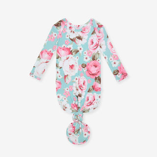 Bamboo Knotted Gown - Briana (Floral)